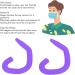 5 Pairs of Soft Silicone Ear Hooks for Masks | Comfortable Ear Protection & Cover Ropes | Purple Face Mask Accessories - Buy Online on GoSupps.com