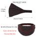 CAKURE Crystal Rhinestone Wide Headbands, Pack of 3 - Black Turban Head Wraps for Women and Girls - Buy Online on GoSupps.com