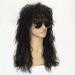 Buy TSNOMORE Long Curly Wig | Retro Style for Men | Fashion Smart Rocker Look - International Shipping Available - Buy Online on GoSupps.com