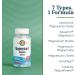 KAL Magnesium Complex 7 - Total Complex with Magnesium Glycinate Citrate Malate and More - Relaxation and Whole Body Support Supplements - Vegan 60-Day Guarantee - 60 Servings - 120 VegCaps 120 Count - Buy Online on GoSupps.com