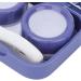 Waterproof Contact Lens Storage Container Case - Complete Accessories for Storing Contact Lenses (Dark Purple) | International Shipping Available - Buy Online on GoSupps.com