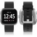 Fitbit Versa 2/Versa Lite Sport Band - Classic Soft Silicone Replacement Wristband - Black - Large - Buy Online on GoSupps.com