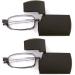 DOUBLETAKE Folding Reading Glasses 2-Pack with Case | 1.50x Magnification - Buy Online on GoSupps.com