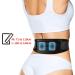 Buy Ems Muscle Stimulator Abdominal Trainer - Gel Pads-Free Device for Men & Women | 6 Training Programs | Fits 71-110 cm - Buy Online on GoSupps.com