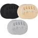 FRCOLOR 6 Pairs Toe Pads Missing Summer Toe Socks Gel Sleeve Cushion Soft Socks for Women Invisible Palm Socks Half Socks for Summer Thick Heel Forefoot Pad Miss - Buy Online on GoSupps.com