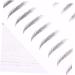 Baluue 2 Pairs Eyebrow Makeup Tools Hair-like Simulation Eyebrow Sticker Artificial Eyebrow Patch 21.00X15.00X0.01CM Black - Buy Online on GoSupps.com