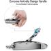Portable Stainless Steel Acrylic Nail Clipper for False Nail Art - Black - Buy Online on GoSupps.com