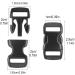Chudian 60 Pieces Plug-In Closure - 10mm Belt Strap Buckles for Paracord Bracelets & Dog Neck Bands - Black Clip Locks & Accessories - Buy Online on GoSupps.com