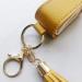 Durratou 30Ml Empty Refillable Plastic with Tassels PU Leather Keychain Holder Gray Black - Buy Online on GoSupps.com
