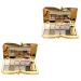 Didiseaon 2pcs # Glitter & Brush Flash Colorful Makeup Eyeshadow Colors Shadow Mirror With Eye