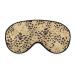 Leopard Skin Sleep Mask Eye Cover for Sleeping Blindfold with Adjustable Strap Blocks Light Night Travel Nap for Men Women