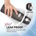 Buy Kemier Collapsible Silicone Water Bottle 750ml - BPA-Free Leak-Proof FDA Approved | Foldable Sports & Outdoor Gear (Black) - Buy Online on GoSupps.com