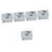 Alipis 5pcs Candy Box Candy Tins Empty Candy Tins Chocolate Candy Goodies Jar Europe Household Iron