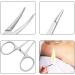 WYSUMMER Stainless Steel Pet Ear Hair Forceps Scissors (12.5CM Bent) - Dog Cat Grooming Tool - Buy Online on GoSupps.com