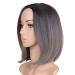 BGHJUE 14 Inch Black Bob Wig - Short Straight Synthetic Hair for Women - Buy Online on GoSupps.com