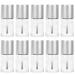 minkissy minkissy Set of 10 Glass Bottles for 15ml Easy to Clean