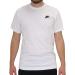 Nike Men's Sportswear Club T-Shirt (1 Pack) M White / Black