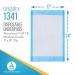 Dynarex Disposable Underpad  17 inches X 24 inches  100 Count - Buy Online on GoSupps.com