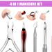 Bwetomk Cuticle Nipper Set Cuticle Cutter Trimmer and Cuticle Pusher Non-slip Handle Stainless Steel Nail Cuticle Scissors Clippers and Scraper Professional Manicure Pedicure Tool for Nail Art Spa - Buy Online on GoSupps.com