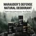 The Beard Struggle Natural Deodorant - Marauder s Defense - 100% Natural Deodorant - Aluminum Free - Charcoal Infused - Silver Collection Alfheim's Forests - Buy Online on GoSupps.com