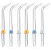 Replacement Tips for Waterpik Water Flosser - Replacement Orthodontic Tips Compatible with Waterpik Water Flossers and Other Brand Oral Irrigators (6-pack) 6 Orthodontic Tips