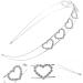 Mikinona Love Rhinestone Headband Heart Headband Heart Hair Accessories Womens Headbands Fashion Embellished Headbands for Women Bling Headbands Valentine' Day Headband Heart Headpieces - Buy Online on GoSupps.com