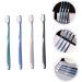 Frcolor Soft Toothbrush Set for Adults - 4 Portable & Flexible Toothbrushes for Home Use - Effective Tooth Cleaning - Buy Online on GoSupps.com
