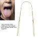 Donfafecuer Stainless Steel Tongue Scrapers - 2PC Set for Adults | Portable & Durable for Home Travel & Work (Golden) - Buy Online on GoSupps.com