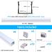 Muzata 6Pack 3.3ft Double Row LED Channel Cover Aluminum Profile Diffuser for Waterproof Strip Lights - 1M - Buy Online on GoSupps.com