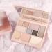 Shimmer Matte Eyeshadow Palette - Longwearing Highly Pigmented Beige & Gold Glitter | International Shipping Available - Buy Online on GoSupps.com