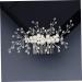 FRCOLOR Wedding headpieces for wedding wire side Comb wedding side headpiece side Comb Rhinestone Clip Comb Leaf Crystal Hair Comb Leaf Hair Comb hair crystal clip pearl Crystal - Buy Online on GoSupps.com