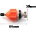 Heyous Rowing Boat Air Valve Adaptor - Nylon Kayak Inflatable Pump Adapter for SUP Board - Orange - Buy Online on GoSupps.com