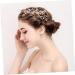 Angoily flower hairpin hair comb mosaic bride pearl hairpin comb hair clip comb little pearl hair pin hairpin manual flower hair clip comb - Buy Online on GoSupps.com
