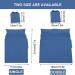 Sleeping Bag Liner Portable Travel Camping Sheets Lightweight and Compact Sleeping Sack Sheets for Adults Comfortable Liners for Traveling Hotel Camping Picnic Hostels Backpacking Blue 82.7x45'' - Buy Online on GoSupps.com