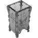 Makeup Cotton Holder Rose Flower ABS Practical Storage Box Large Capacity for Home (Transparent Grey) - Buy Online on GoSupps.com