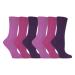Gentle Grips Women's Gentle Grip - Diabetic Sock With Honey Linked Toe Seams 4-8 Uk Pink