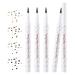 Freckle Pen 4 Colors Waterproof Long Lasting Natural Professional Realistic Freckle Pencil Quick Dry Soft Small Spots Faux Freckles Fine Makeup Freckle Pen 4p
