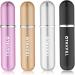 Travalo - Classic Refillable Perfume Spray - Revamped Refill System - Elegant Metal Travel Atomizer - U-fill Spray Bottle - TSA Flight Approved Portable Perfume Bottle - Pink - Unisex - 0.17 oz - Buy Online on GoSupps.com