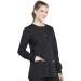 Women's Workwear Professional Snap Front Scrub Jacket - Soft Stretch Material - Medium, Black - WW340 - Buy Online on GoSupps.com