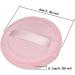 Buy Super Soft Plush Round Velour Powder Puff - 10 Pcs Skin Care & Makeup Accessory (2.4" White) for Flawless Application - Buy Online on GoSupps.com