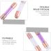 minkissy 2pcs Nail Stamp Nail Art Stamper Head French Tip Nail Tool Nail Art Stamp Tool Nail Art Stamper for French Manicure Nail Art Stamping Tools Silica Gel Template Purple Printing 11.50X2.00X2.00CM Purple - Buy Online on GoSupps.com