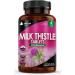 New Leaf Products Milk Thistle 1000mg Tablets (4 Month Supply) High Strength 2000mg 80% Silymarin One a Day Detox Vegan Tablets GMO-Free Gluten-Free 120 Tablets