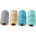 Coheali 8 Rolls Twisted Cord Rope - Natural Kitchen Thread for DIY Crafts Macrame Accessories & Gift Wrapping - High-Quality Nylon Cord for Tinkering & Baking - Buy Online on GoSupps.com