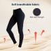 Occffy High Waist Sport Leggings for Women - Opaque Gym Yoga Pants with Pockets - XS Matt Black - Comfortable Fitness Wear - Buy Online on GoSupps.com