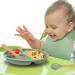 4 Piece Baby Weaning Set: Silicone Suction Divided Plate, Adjustable Bib, Spoon, Fork - Baby Led Feeding Supplies for Baby and Toddlers - Buy Online on GoSupps.com