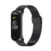 Mijobs Bands Compatible with Samsung Galaxy Fit 2 SM-R220 Bands for Women Men, Sport Straps Replacement Wristband Accessories for Samsung Galaxy Fit2 (Milan,Black)