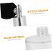 DRESSOOS Air Bag Perfume Bottle Glass Spray Bottle Refillable Perfume Sprayer Mini Perfume Bottle Small Perfume Bottle Glass Containers Sprayer for Perfume Glass Cocktail Large Travel 9x5cm Silver - Buy Online on GoSupps.com