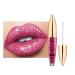 Mzshne Extreme shine crystal lip gloss. Vegan and cruelty-free formula. Popular beauty makeup lipstick.