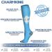 CHARKMING Compression Socks 8-Pair Set | 15-20 mmHg Support for Men & Women | Ideal for Athletic Running & Cycling | Large-X-Large | Black/Blue - Buy Online on GoSupps.com