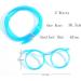 4PCS Silly Straws Novelty Flexible Soft Drink Eyeglasses Funny Cartoon Gift for Birthday Annual Meeting Family Gathering Party(Red Blue Orange Pink) - Buy Online on GoSupps.com